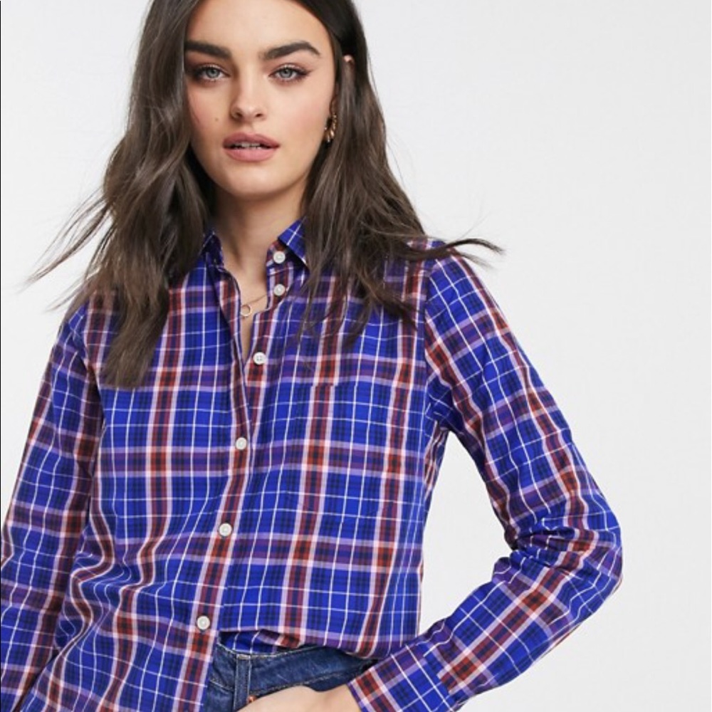 J. Crew Button Down Plaid Shirt New